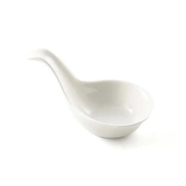 Porceletta Porcelain Spoon Shape Dish Ivory, 6 cm