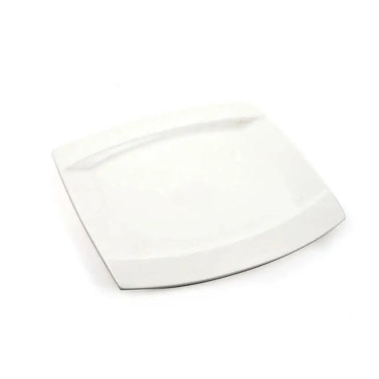 Porceletta Porcelain Square Plate Meena Design Ivory, 16.7 cm