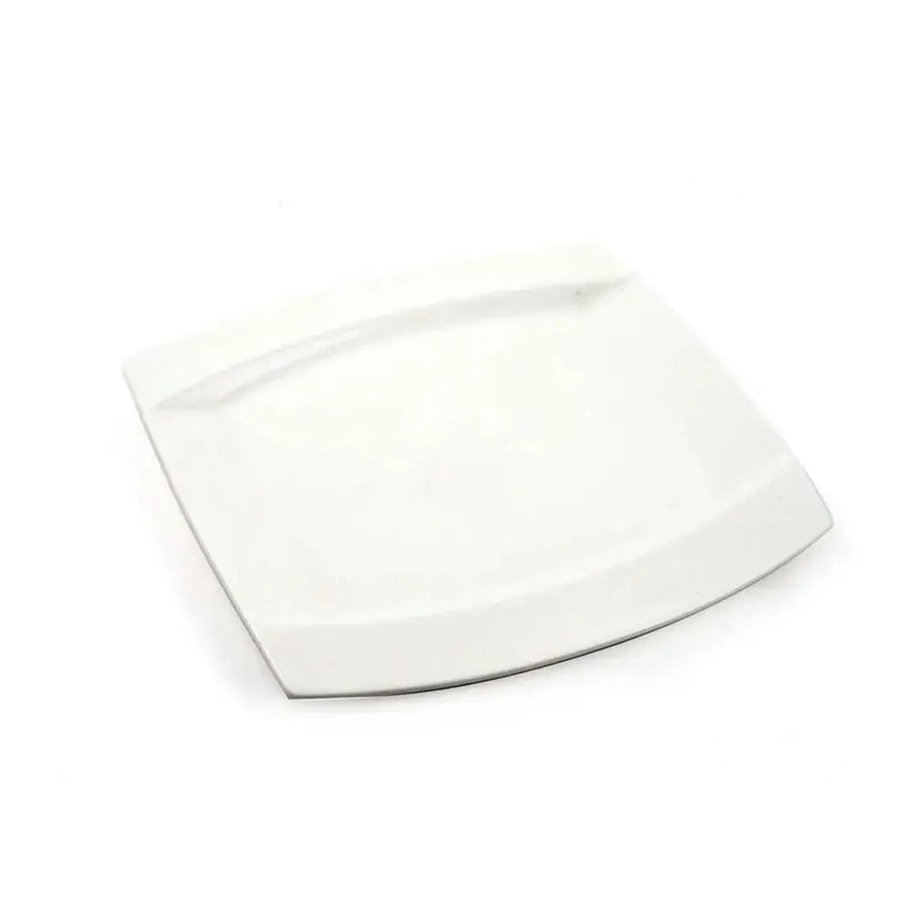 Porceletta Porcelain Square Plate Meena Design Ivory, 18 cm