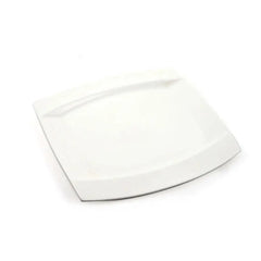 Porceletta Porcelain Square Plate Meena Design Ivory, 30 cm