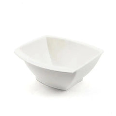 Porceletta Porcelain Square Soup Bowl Meena Design Ivory, 18 cm