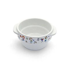 Porceletta Porcelain Stackable Kids Soup Cup with Handle, 12.5 cm