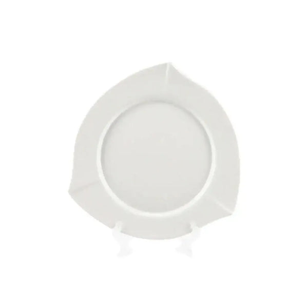 Porceletta Porcelain Triangle Plate Ivory, 20 cm