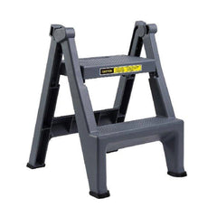 Trust Commercial Portable Folding 2 Step Stool with Wide & Anti-Slip Pedals for Household, Kitchen, Office