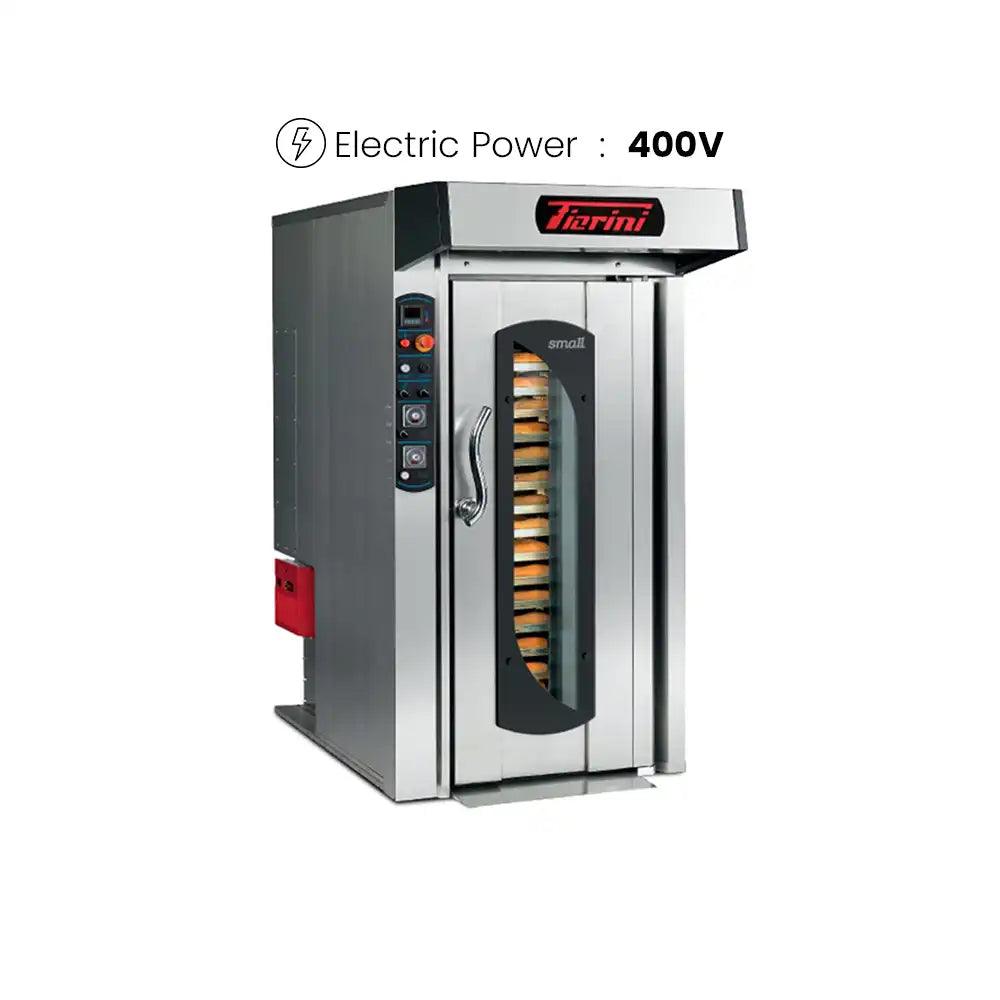 Forni Forini Small Electrical Rack Oven 34.5 kW, 400V / 50Hz / 3 Phase, 107 x 156 x 206 cm - HorecaStore