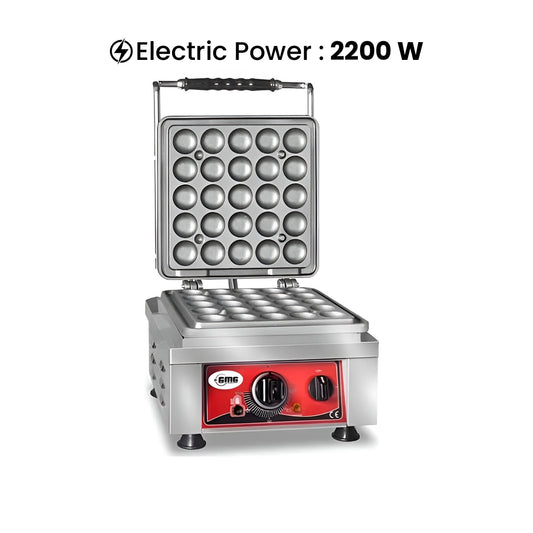 Potis Stick Waffle Baker, 2200 W, 30 x 30 x 25 cm