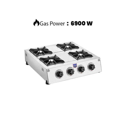 remta countertop 4 gas burner 6900 w