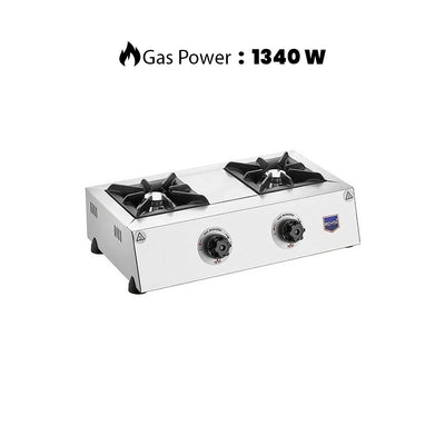 remta countertop 2 gas burner 1340 w