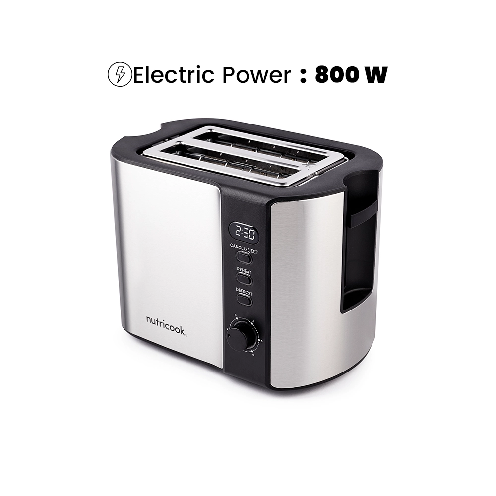 nutricook digital toaster with digital control t102s 800 w