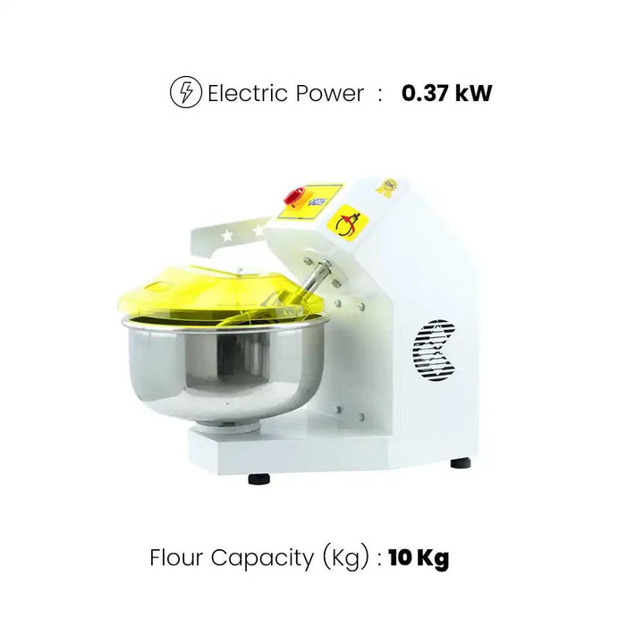 HNC HHY-10MK Dough Kneading Machine, 10 kg Flour Capacity 0.37 kW, 64 x 43 x 57 cm - HorecaStore