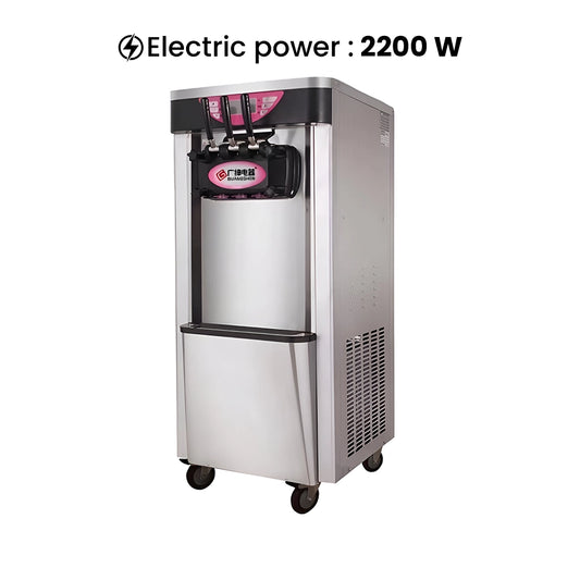 Gelato Soft Ice Cream Machine, 2200 W, 54 x 66.5 x 125.5 cm