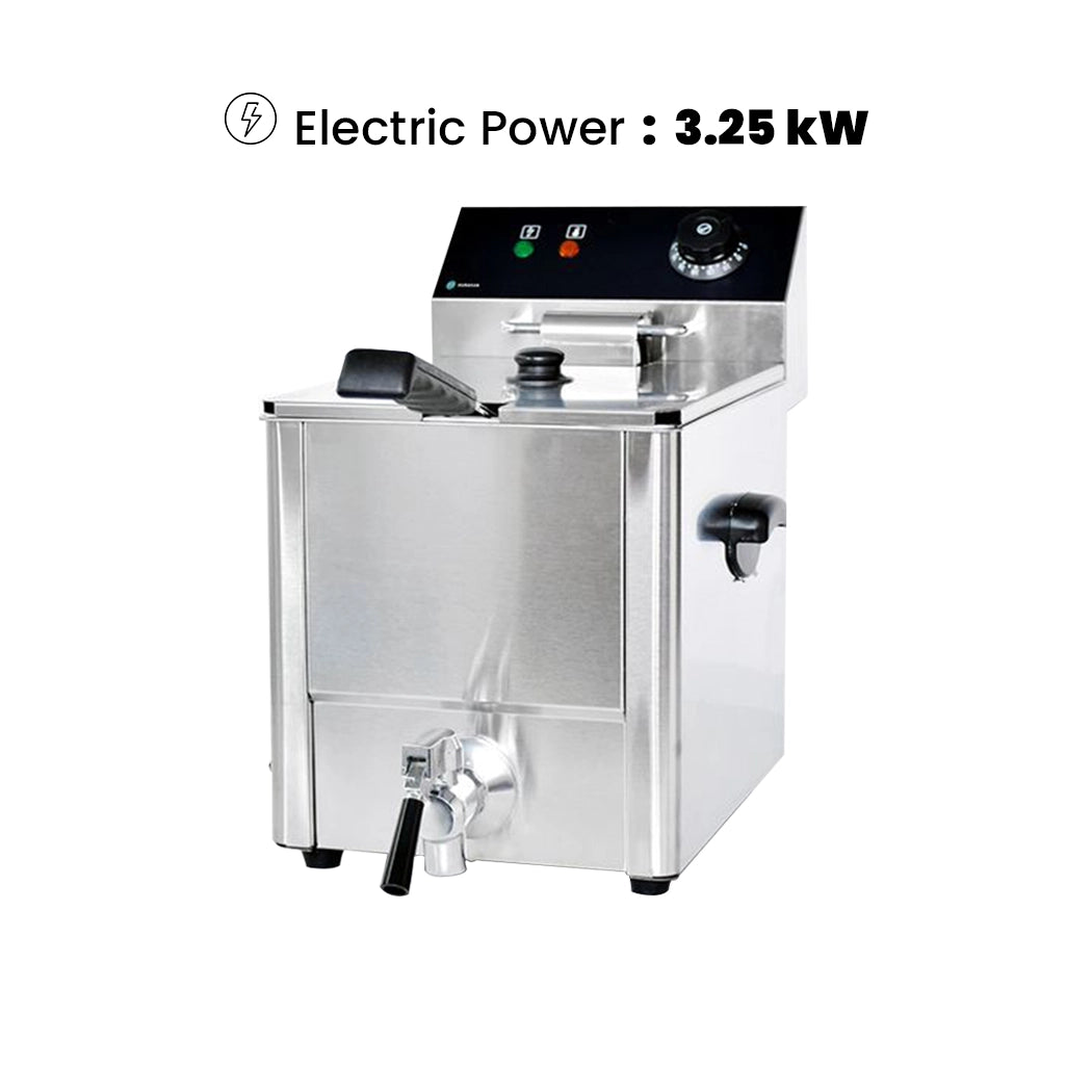 Hurakan Stainless Steel Electric Fryer ,HKN-FT8NM/GP, 3.25KW