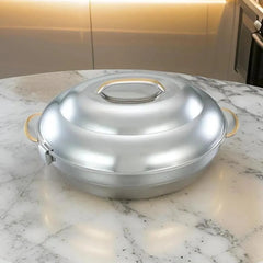 Pradeep Ellipse Stainless SteelHot Pot Goldline,7500 ml