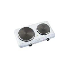 Prestige cast iron Double Hot Plate (white), 2500w