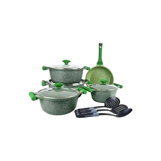 Prestige Ceramic Essentials (Green) Set, 12 pc