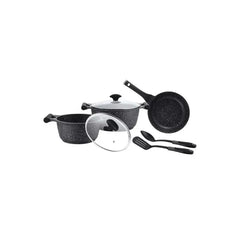 Prestige Essentials cooking set (Black) 7pc Set