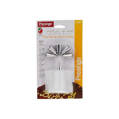 Prestige Ice Bag, Set 6 Nozzles, 3 cm1540 g