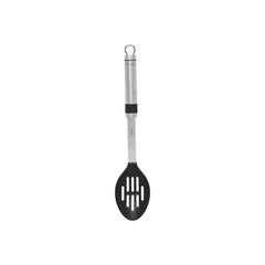 Prestige Nylon Head Slotted Spoon, Black