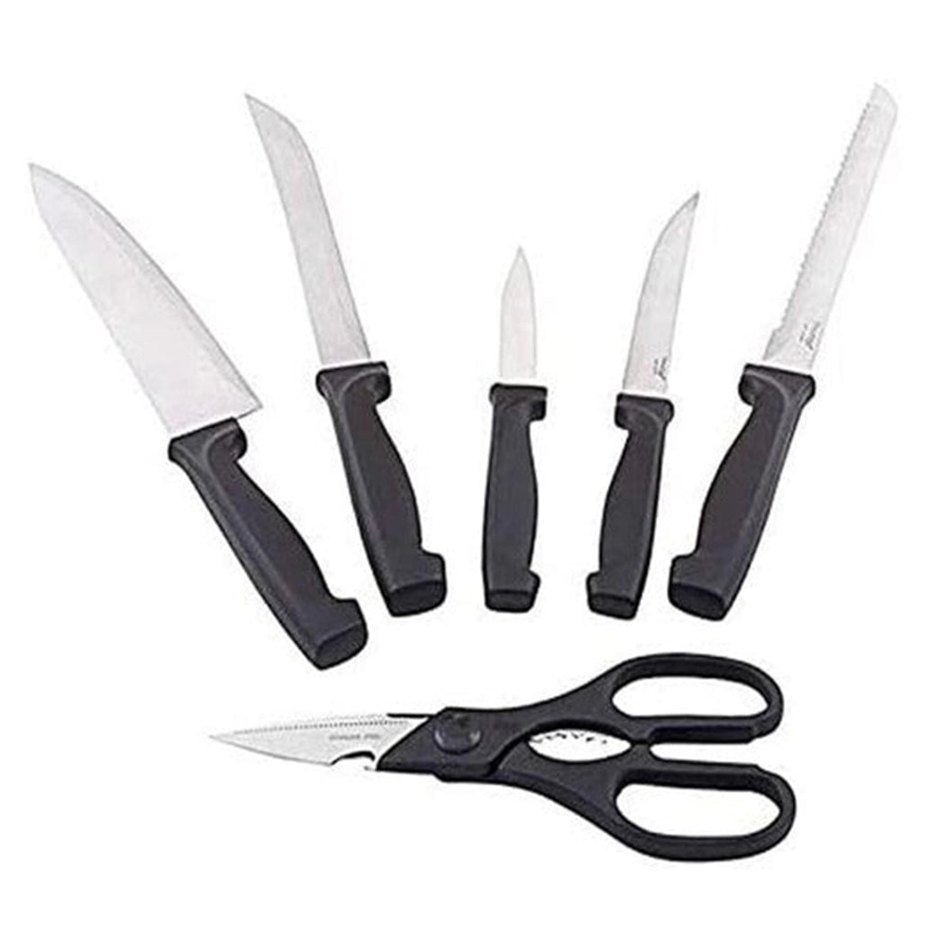 Prestige PR50919 7Pcs Kitchen Knife Block Set