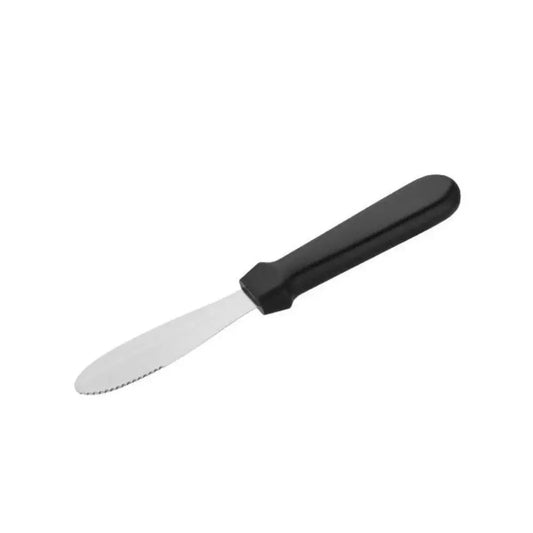 Pujadas P385500 Stainless Steel, Black Handle Sandwich Knife 22 cm