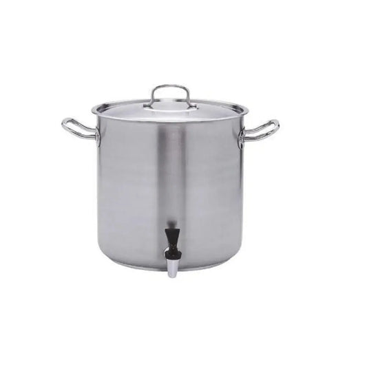 Pujadas Spain P248040 Stainless Steel Stock Pot  With Lid 40 cm