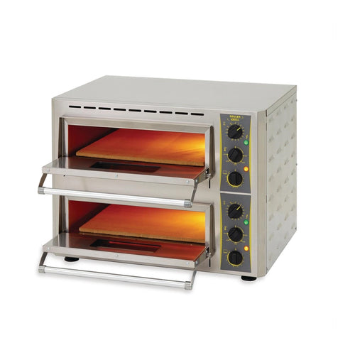 Roller Grill Countertop Twin Deck Electric Pizza Oven 5 kW