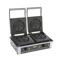 Roller Grill Double Round Electric Waffle Iron 3.2 kW