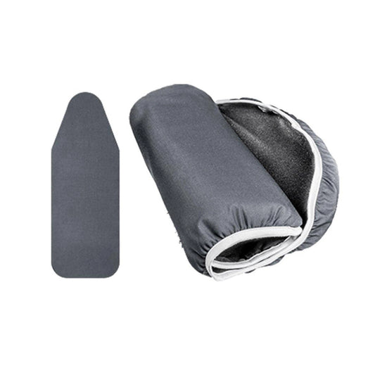 Roomwell Classic Iron Board Cover, Velcro Straps,  Fit to L 91.5 x W 30.5 cm cm Non-Slip Fit, Color Black