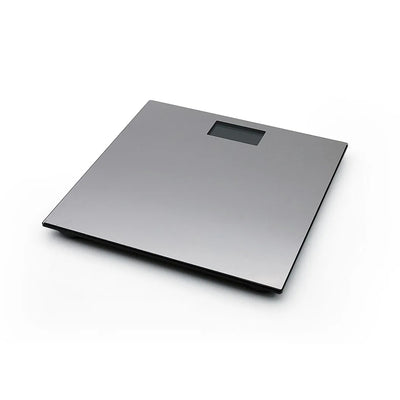 Roomwell Slimline Stainless Steel Extra Slim Digital Bathroom Scale, Step-on Technology, 180 Kg Capacity 31 x 31 x 2 cm, Color Silver