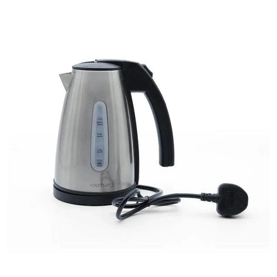 Roomwell UK 304 Stainless Steel Regent Electric  Kettle 1.0 L, 1500 W, Cordless, Boil Dry Protection & Auto Shut- off, Strix UK Controller