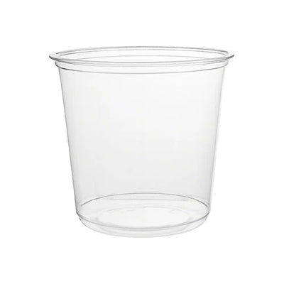 Hotpack Round PET Deli Container Without Lid, 710 ml, 500 PCs