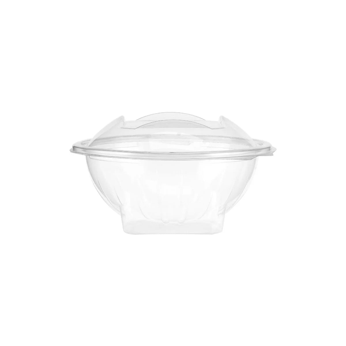 Hotpack Flower Design Clear Hinged Salad Bowl, 710 ml, 300 PCs