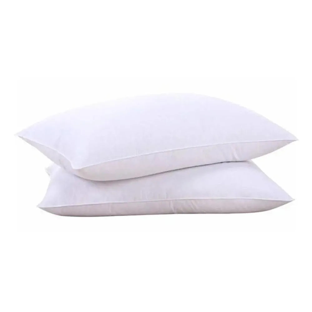 Royale Down Pillow 700 Grams, Hotel Linen, 100% Cotton 233TC Down Proof Outer Fabric, 70% White Duck Feather 30% White Duck Down,  50 x 70 cm