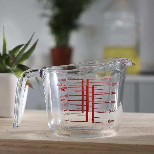 Royalford RF10087 500ml BRS Glass Measuring Cup - HorecaStore