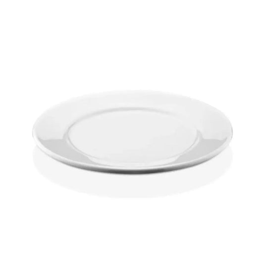 Rubber Plas Tech White Polycarbonate Flat Plate  19 cm