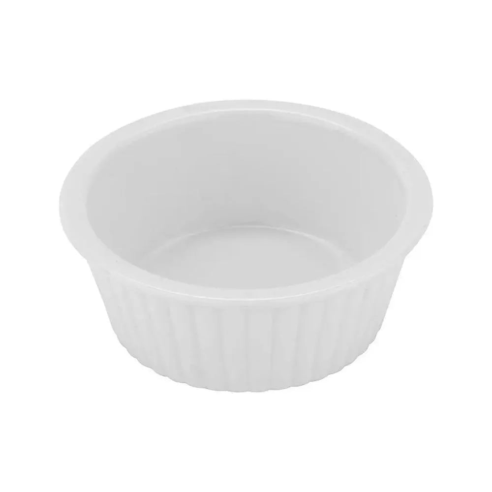 Rubber Plas Tech White Polycarbonate Jam Bowl 30 ml