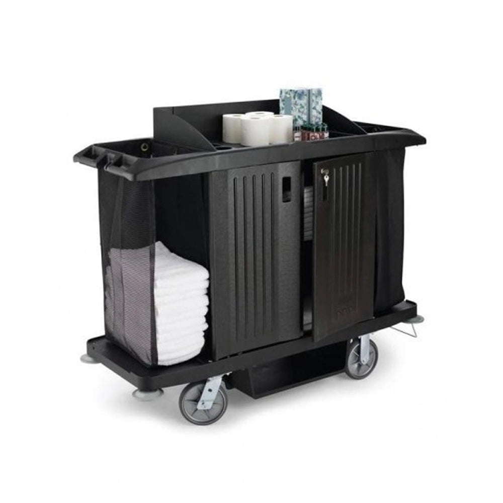 rubbermaid 2 locking doors for 618900 housekeeping cart