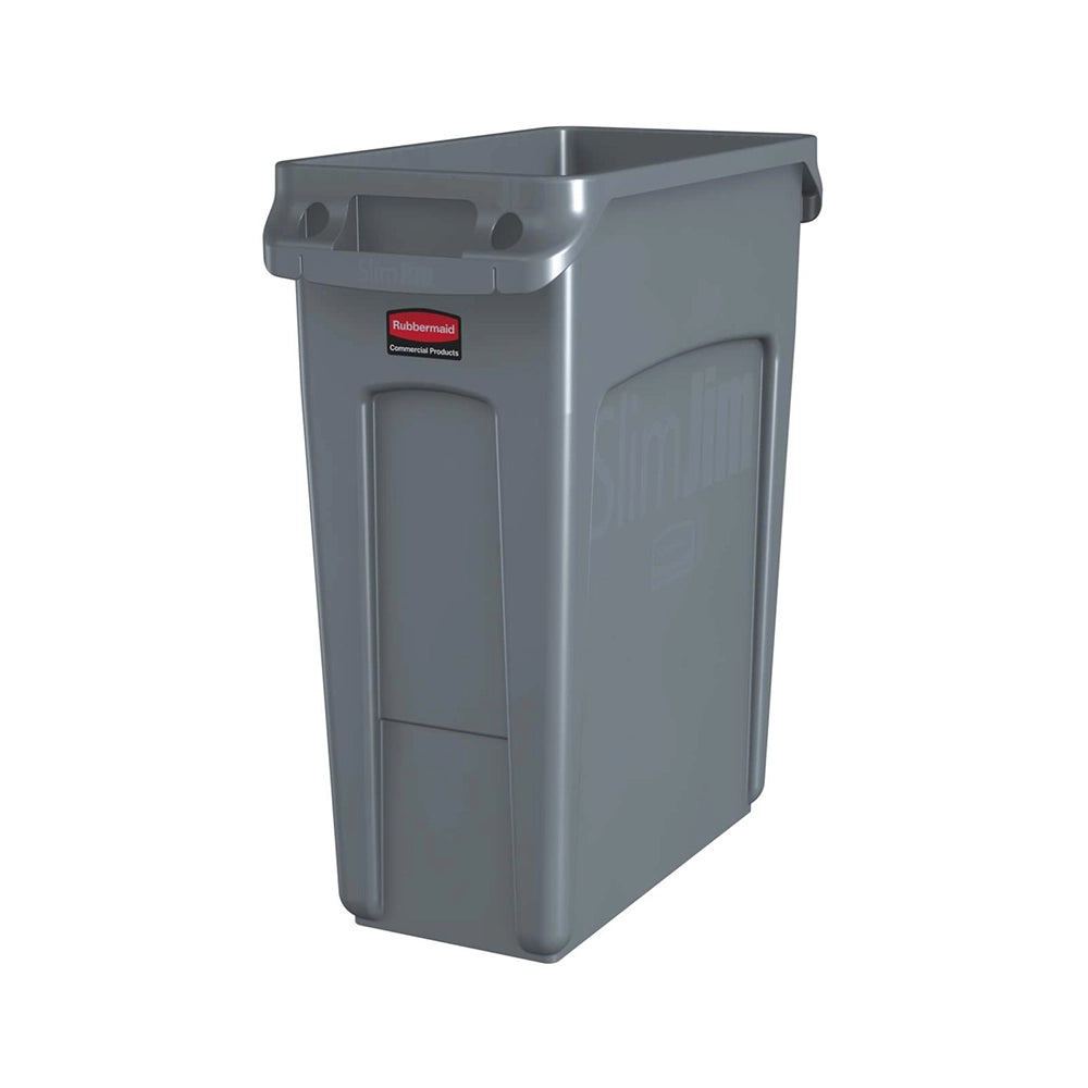 rubbermaid 60l vented slim jim grey