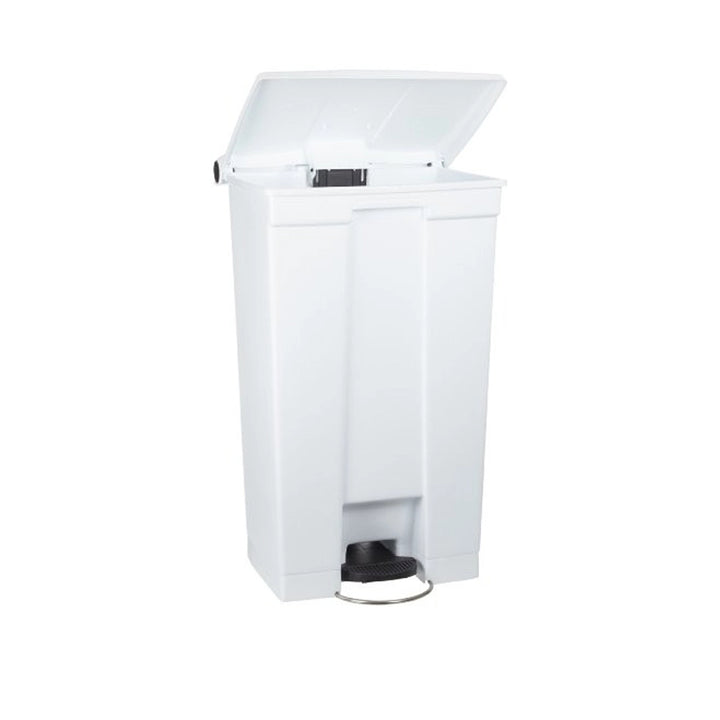 rubbermaid 87l step on legacy container white