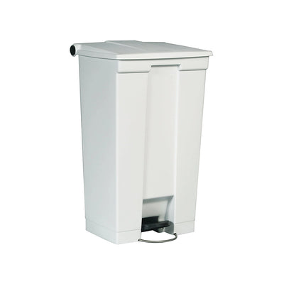 rubbermaid 87l step on legacy container white