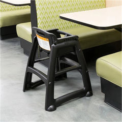 Rubbermaid Baby High Chair With Wheels Black