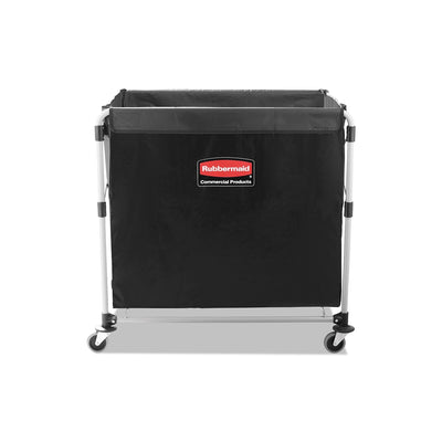 rubbermaid collapsible 8 bushel x cart steel 300l