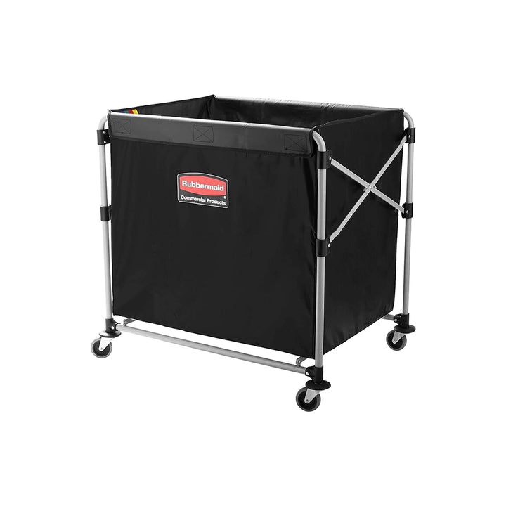 rubbermaid collapsible 8 bushel x cart steel 300l