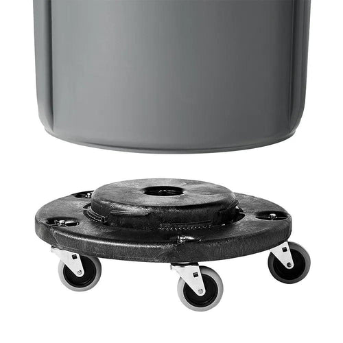 Rubbermaid FG264000 Dolly For Round Container 46.36*46.36*16.84 CM