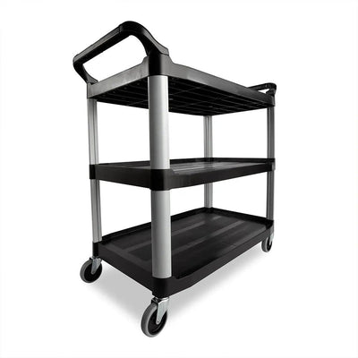 rubbermaid fg409100 three shelfs utility cart 103 2 50 8 96 01 cm unassembled