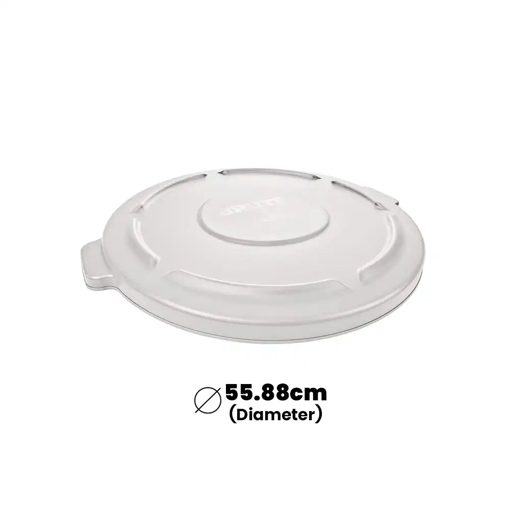 rubbermaid lid for 32l brute container white 1 x 6