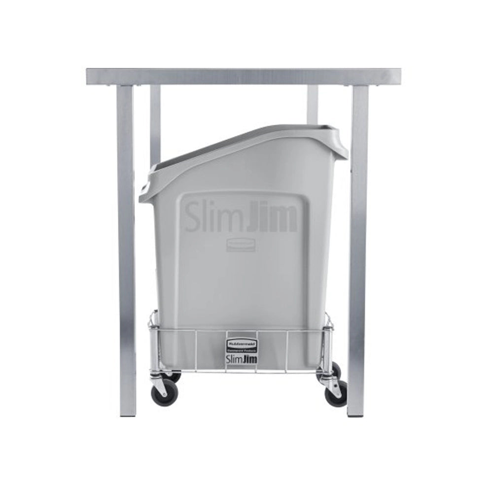 rubbermaid slim jim under counter bin 49l