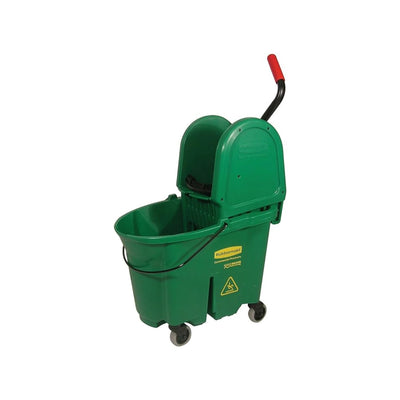 rubbermaid wavebrake down press mopping combo green