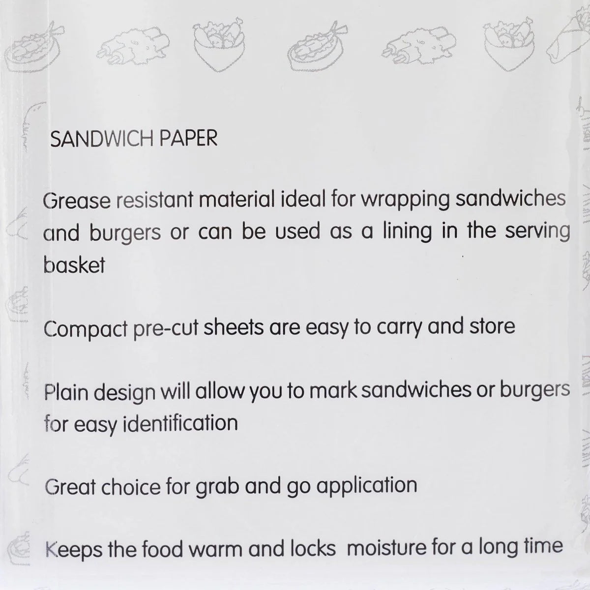 Hotpack Sandwich Paper Wrap, 24 x 34 cm, 9600 PCs