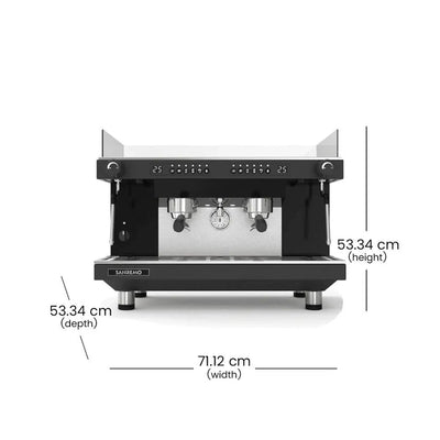 Sanremo Zoe Tall Competition 2 Group Volumetric Espresso Machine